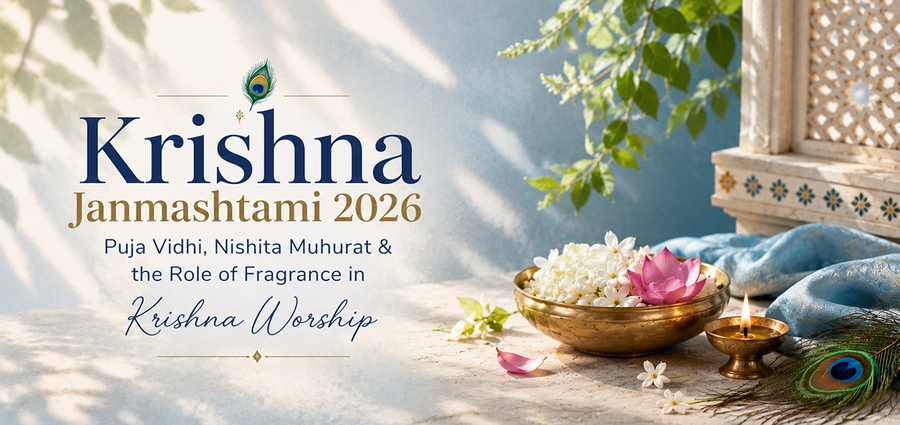 Krishna Janmashtami 2026: Puja Vidhi, Nishita Muhurat & the Role of Fragrance in Krishna Worship