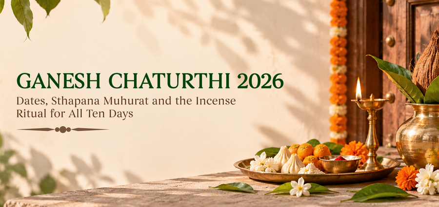 Ganesh Chaturthi 2026: Dates, Sthapana Muhurat and the Incense Ritual for All Ten Days