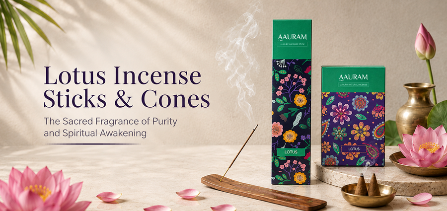 Lotus Incense Sticks & Cones The Sacred Fragrance of Purity and Spiritual Awakening