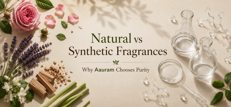Natural vs Synthetic Fragrances: Why Aauram Chooses Purity