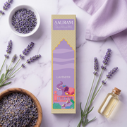 Aauram Calming Lavender Natural Incense Sticks