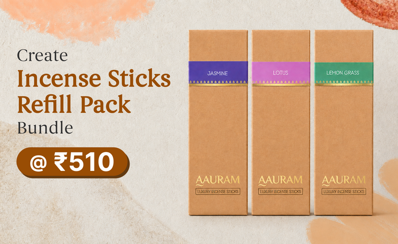 Buy any 3 Incense Sticks Refill Pack @ 510