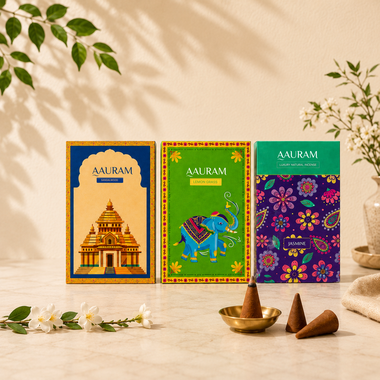 Buy any 3 Incense Cones @ 549