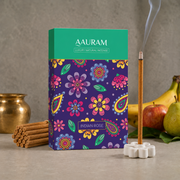 Aauram Indian Rose Natural Bambooless Incense Sticks