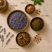 Aauram Lavender (लैवेंडर) Natural Agarbatti Incense Sticks – Refill Pack (80 Sticks)