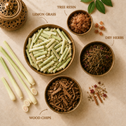 Aauram Lemongrass Natural Agarbatti Incense Sticks – Refill Pack (80 Sticks)