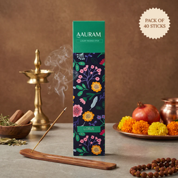 Aauram Sacred Lotus Natural Incense Sticks