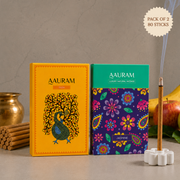 Aauram Royal Oudh & Jasmine Bloom Natural Bambooless Incense Sticks - Pack of 2