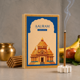 Aauram Sandalwood Bliss Natural Bambooless Incense Sticks