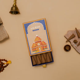Aauram Sandalwood Bliss Natural Incense Cones