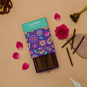 Aauram Indian Rose Natural Bambooless Incense Sticks
