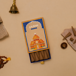 Aauram Sandalwood Bliss Natural Incense Cones