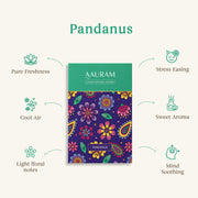 Aauram Pandanus Delight Natural Incense Cones
